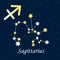 Constellation Sagittarius zodiac horoscope astrology stars night