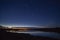 Constellation Ursa Major (big dipper or Great Bear)  over a lake