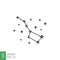 Constellation Ursa Major Big Dipper Great Bear solid icon