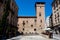 Constitution Plaza and the historic Fermoselle Palace best known as the Air Tower built on 1440 in