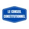 Constitutional council in France in French language