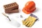 Construction Accessories on White