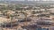 Construction activity in Dubai downtown with cranes and workers timelapse, UAE.