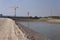 The construction of the Ashta dam on the Drini River