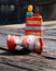 Construction Barrels Damaged in Downtown Memphis Traffic