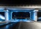 Construction bridge light blue transportation night architecture