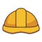 Construction builder helmet cartoon