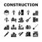 Construction Building And Repair Icons Set Vector