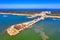 Construction of a canal to the Baltic Sea on the Vistula Spit. Poland