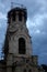 The construction of the Church restoration building sky view window tree