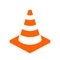 Construction cone vector icon