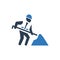 Construction digging icon