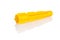 Construction dowel for walls, wall mounting, isolated plastic dowel on a white background