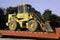 Construction Equipment Bulldozer on Trailer