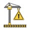 Construction equipment icon