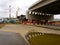 Construction of a flyover over the Moscow Central Ring.