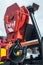 Construction hook on a construction crane, excavator