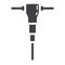 Construction jackhammer glyph icon, build repair