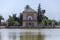 Construction of the Menara Gardens which are the most famous gardens of Marrakech