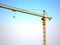 Construction metal crane