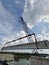 A construction method of lifting precast girder using a single crane