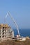 Construction of new elite housing on the sea