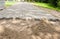 Construction of a new pavement of paving slabs