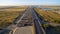 Construction of a new road at the southern entrance to Rostov-on-Don. Russia