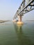 Construction of Padma Bridge.