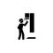 construction, paint worker icon. Element of construction worker for mobile concept and web apps. Detailed construction, paint icon