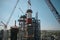 Construction of petrochemical plant, installation of technologic