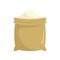 Construction powder sack icon flat isolated vector