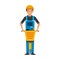 Construction professional avatar character