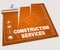 Construction Services Shows Building Service 3d Illustration