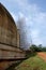 Construction Side View of Large Buddhist Stupa