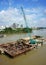 Construction site on Saigon river