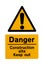 Construction Site Warning Sign