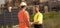 construction supervisor handshaking deal. construction supervisor handshaking deal at site.