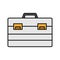 Construction toolbox color icon