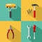 Construction tools icons