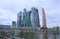 Construction of Towers business center in Moscow