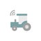 Construction, tractor, farm icon. Simple color vector elements of automated farming icons for ui and ux, website or mobile