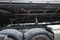 construction truck hydraulic lifting column double axle