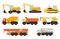 Construction vehicles set