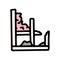 construction waste color vector doodle simple icon