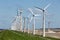 Construction of a windfarm along the Dutch coast