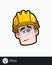 Construction Worker - Expressions - Unwell - Dizzy