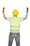 Construction worker signaling