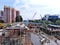 Construction works along Kallang River