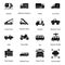Constructional Machinery Filled Icons Pack